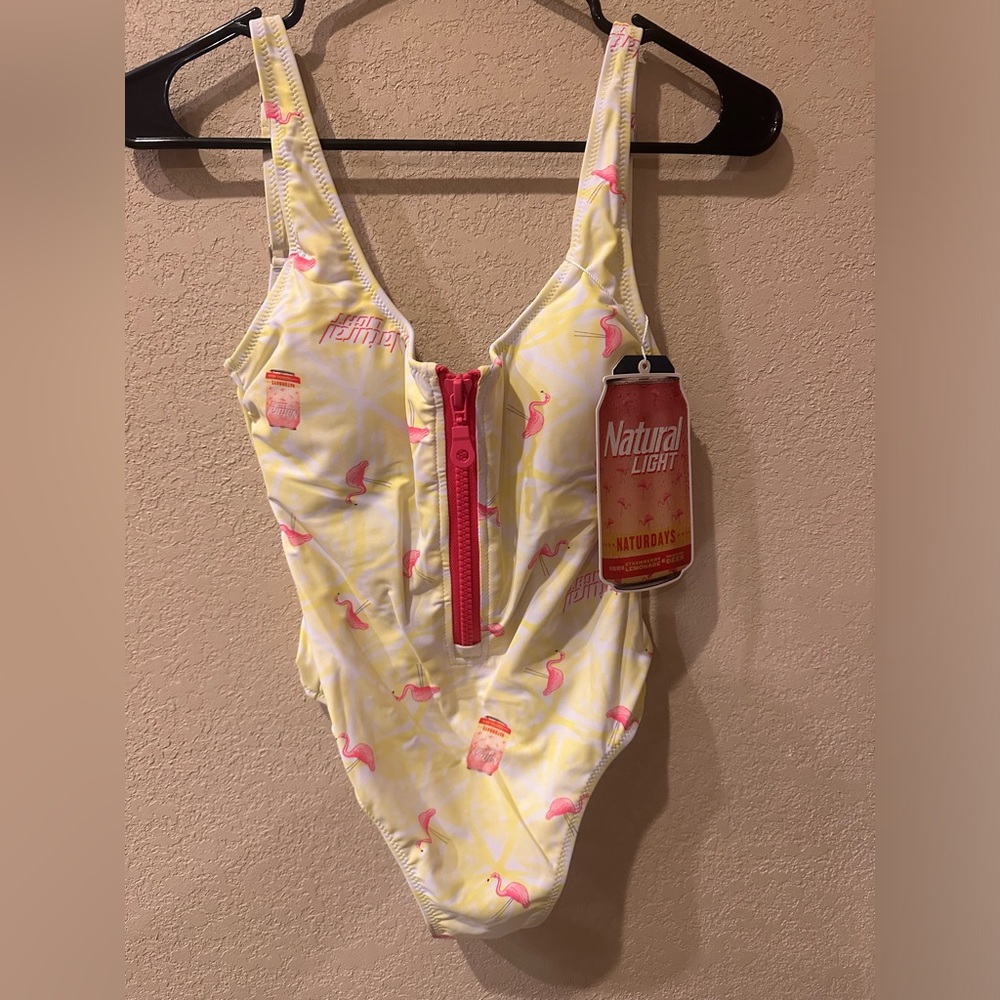 RSVLTS natural light  Flamingo Women’s One Piece Swimsuit